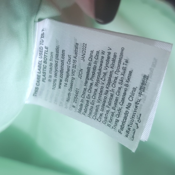 Cotton on Curve Mint green off the shoulder dress Size 18 New with tags - Picture 11 of 16